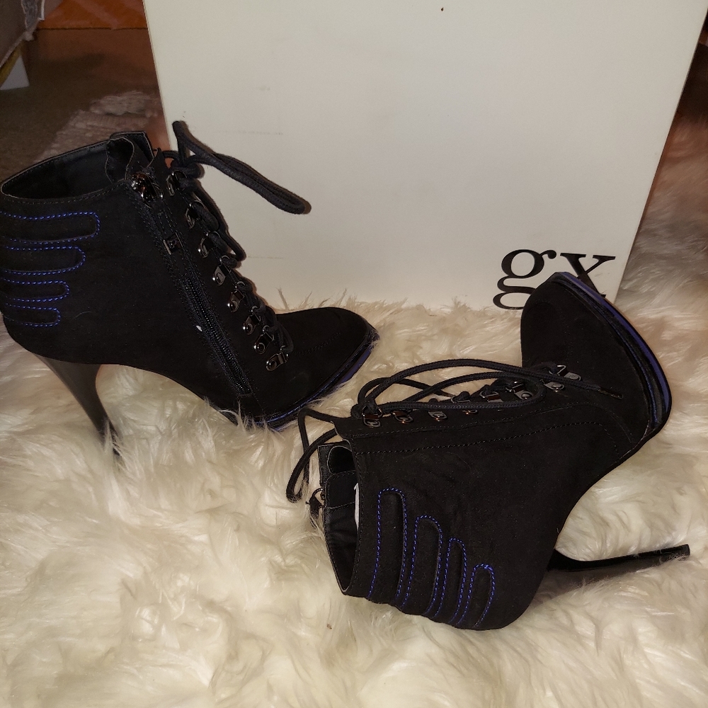 Black Stiletto Ankle Boots